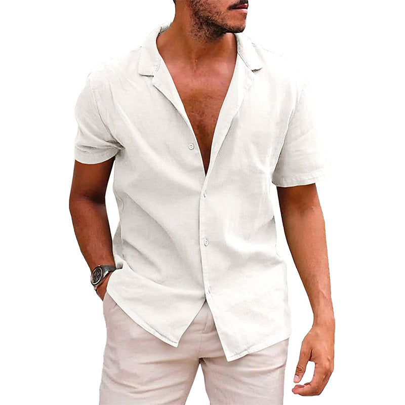 LEINENHEMD - SHORT, LOOSE, COLOR - SILKVALE