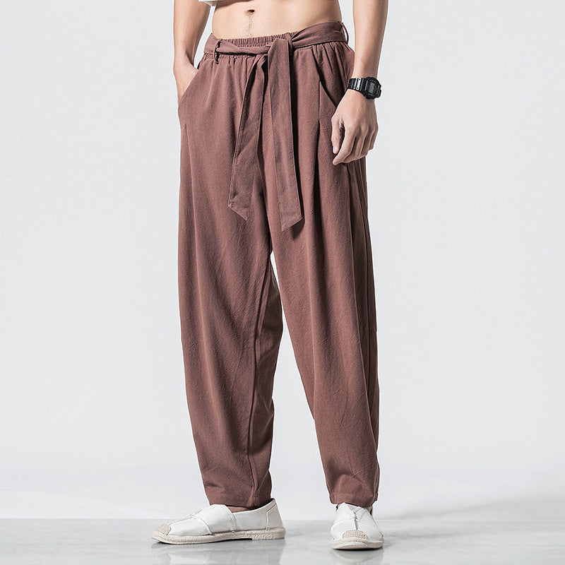 LEINENHOSEN - UNISEX, BELT, ZENSTYLE - SILKVALE