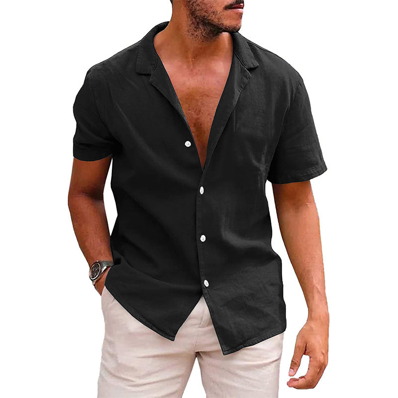 LEINENHEMD - SHORT, LOOSE, COLOR - SILKVALE